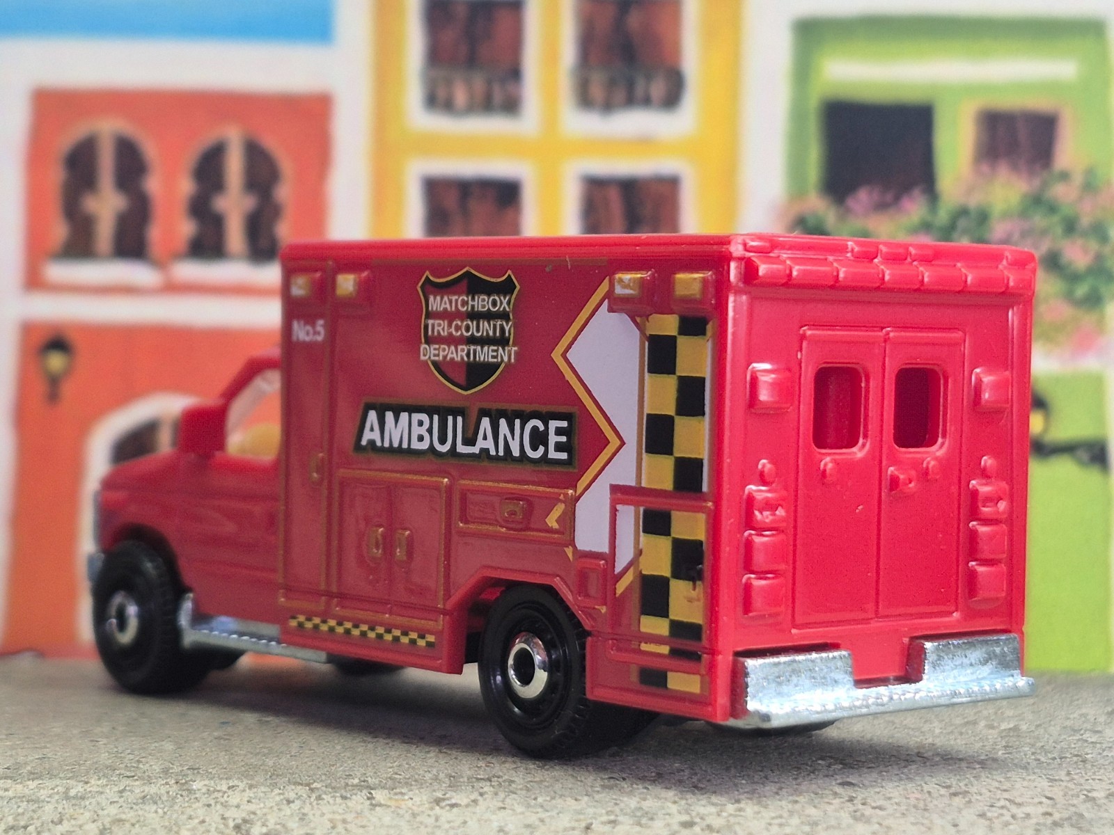 ’26 MATCHBOX 2009 FORD E-350 AMBULANCE LOOSE 1:64 SCALE RESCUE SERIES