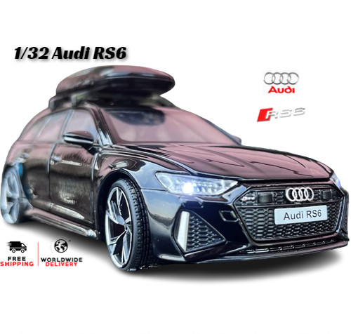 1:32 Audi RS6 Avant Alloy Station Wagon Model Sports Toy Car