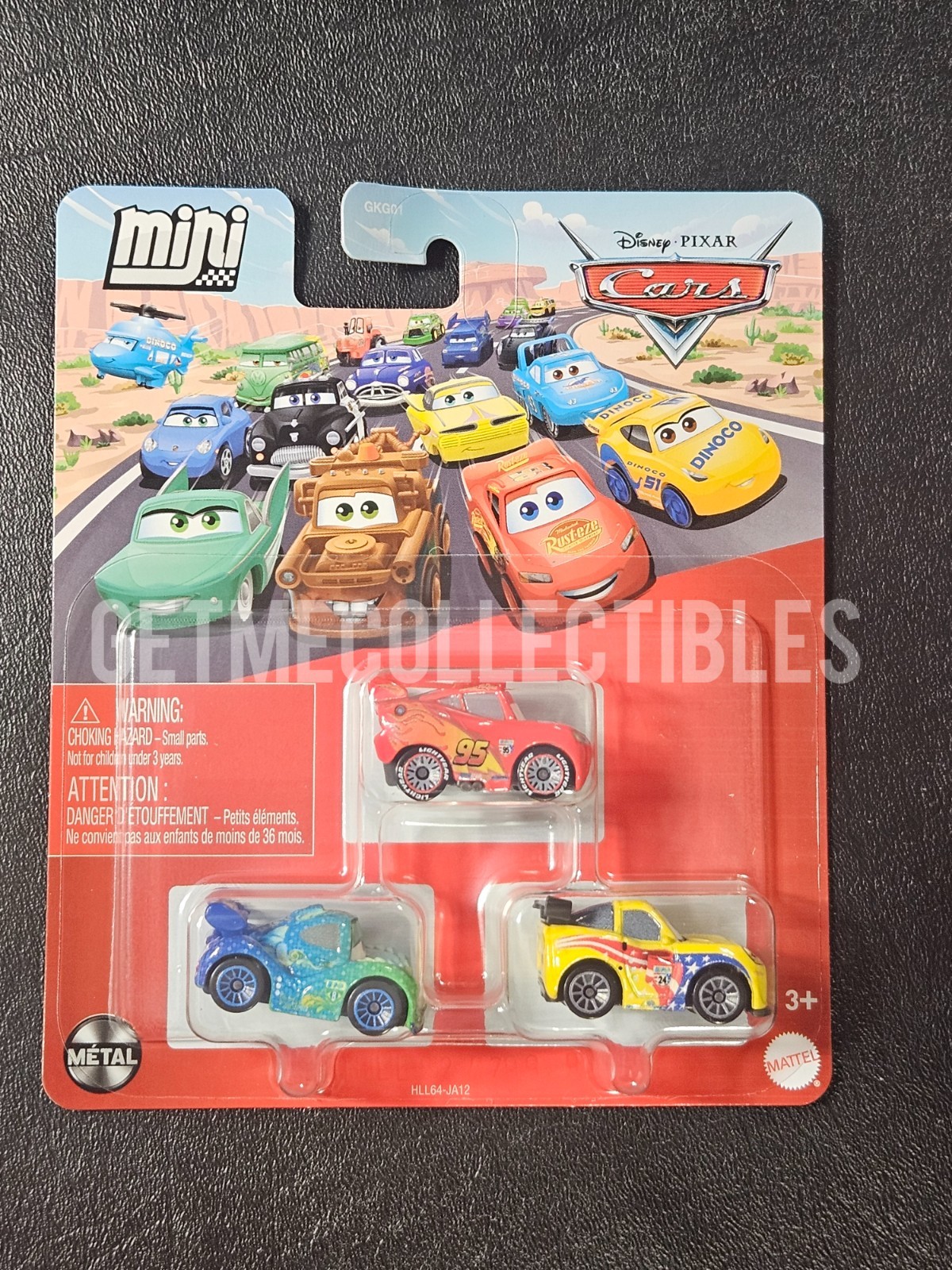 6 DISNEY PIXAR CARS MINI RACERS CELEBRATE 3 PACK CASE J FACTORY SEALED 2026 GMC