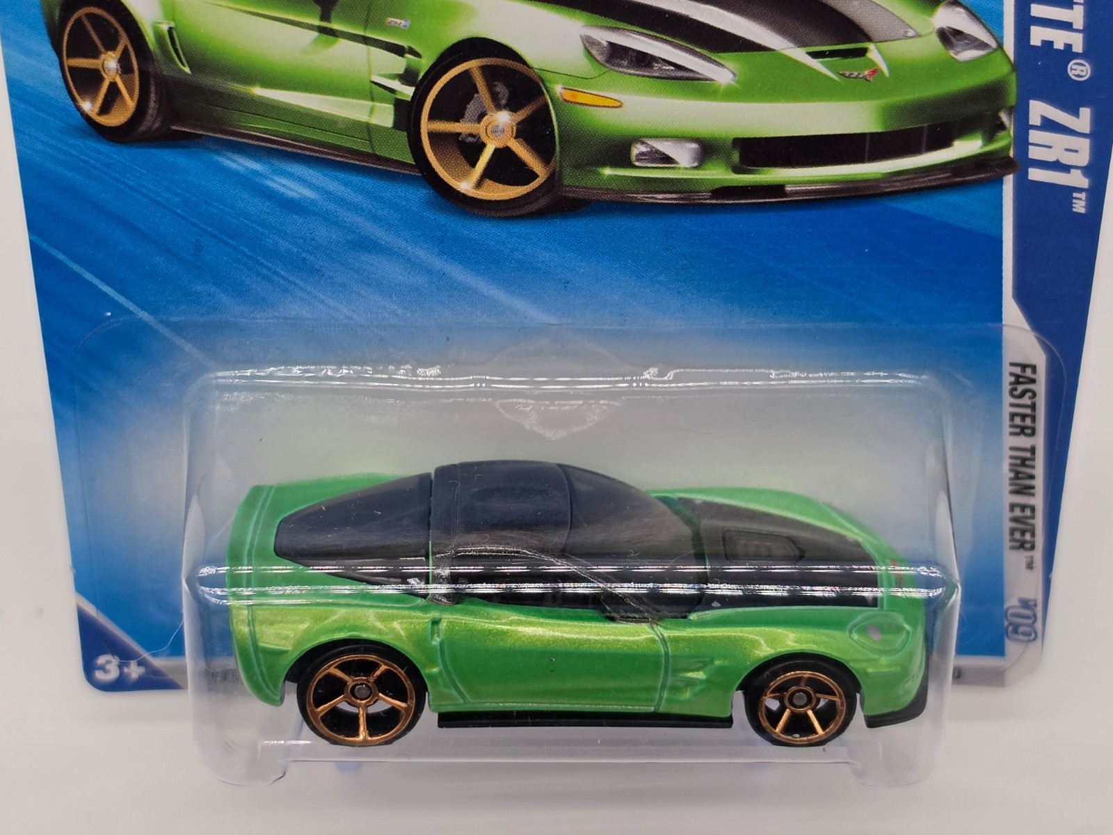 Hot Wheels – 2009 Faster Than Ever Series – ’09 Chevy Corvette ZR1 – Green