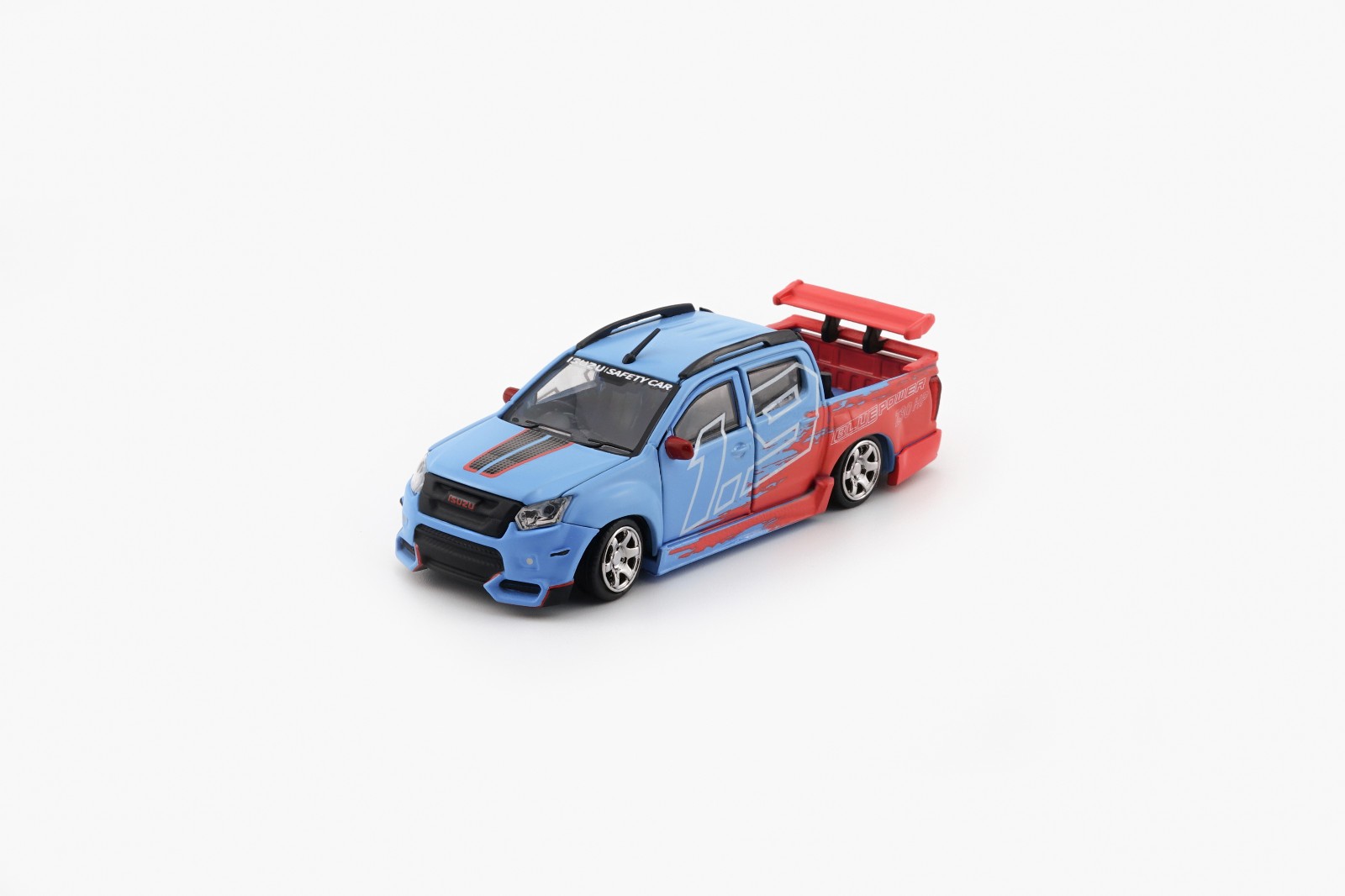 BM Creations 2018 Isuzu D-Max Low Rider – Safety Car 1:64 Diecast Car 64B0464