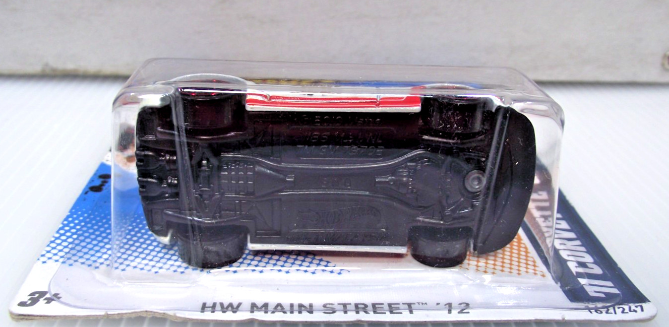 Hot Wheels HW Main Street ’12 White 2011 Corvette Grand Sport Roanoke Fire EMS