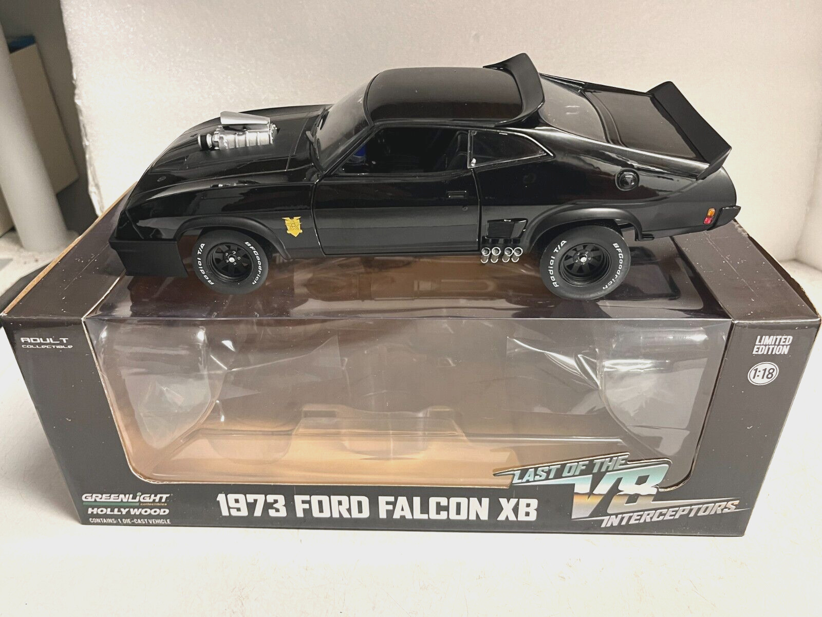 1973 Ford Falcon XB “Last Of The V8 Interceptors” Movie 1979 WORKING LIGHT 1/18
