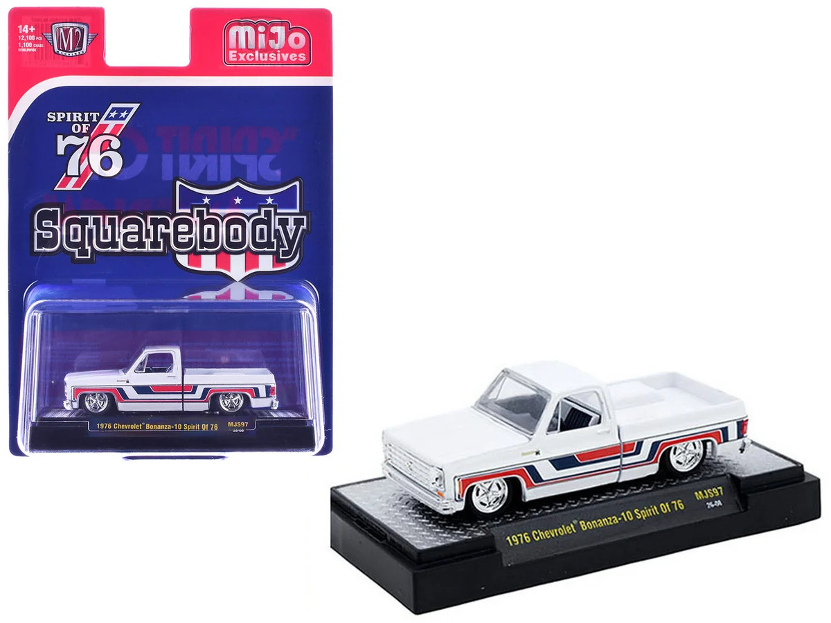 1976 Chevrolet Silverado Bonanza-10 Pickup Truck “Spirit of ’76” White with Blu