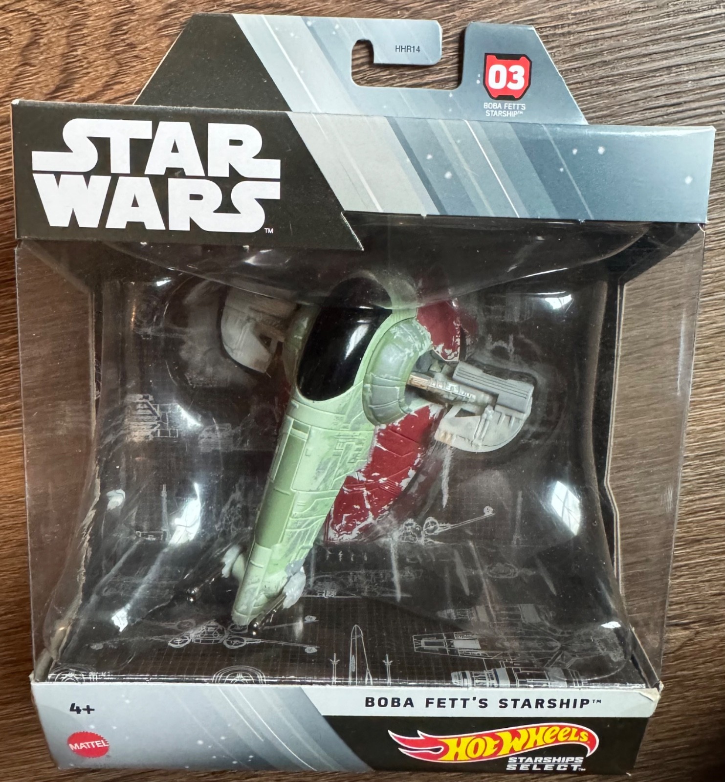 Hot Wheels Star Wars Starships Select Lot of 4 Brand New