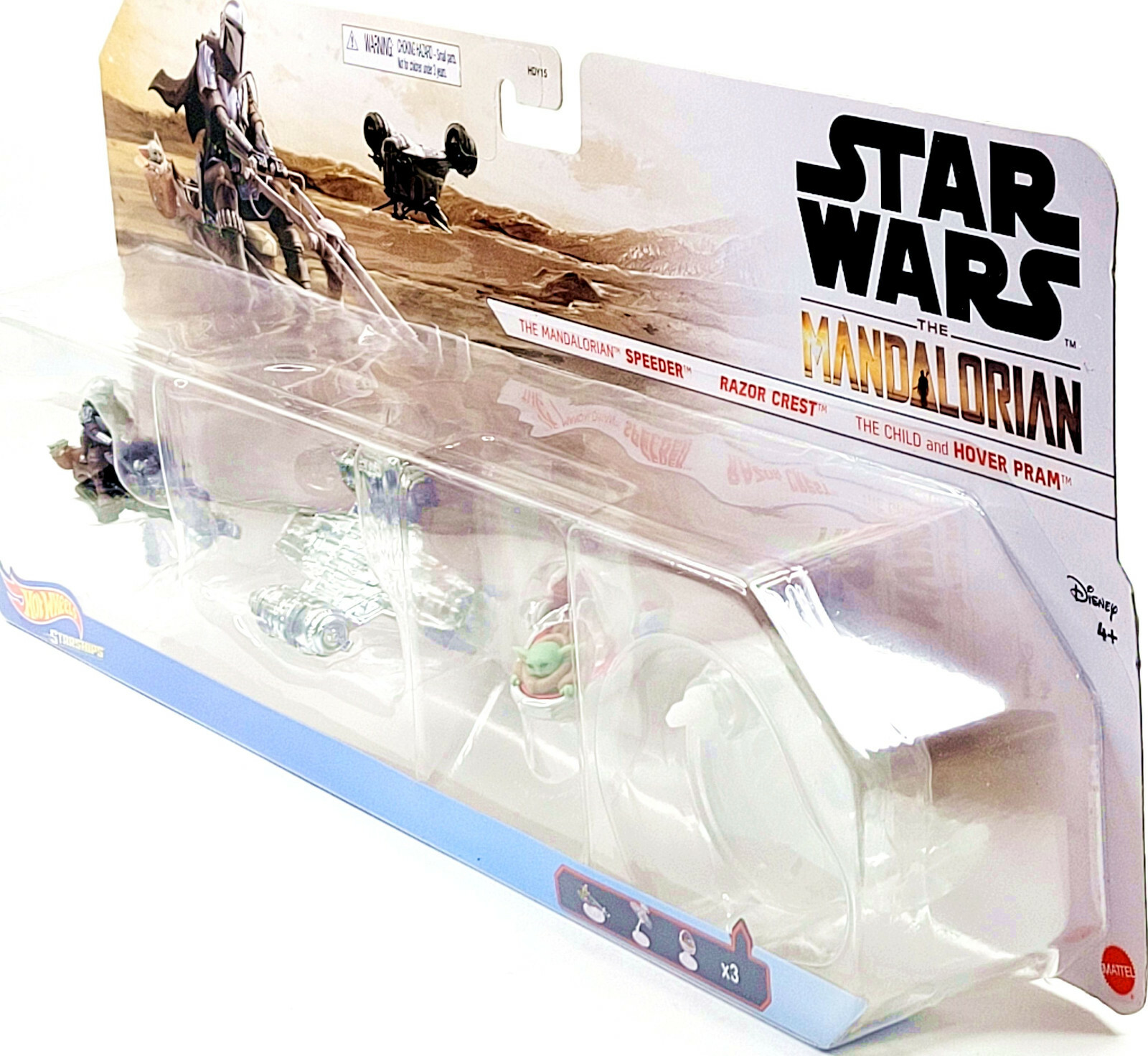 New HOT WHEELS ✨ STAR WARS Starships 3-Pack Die-Cast Vehicles – Mandalorian