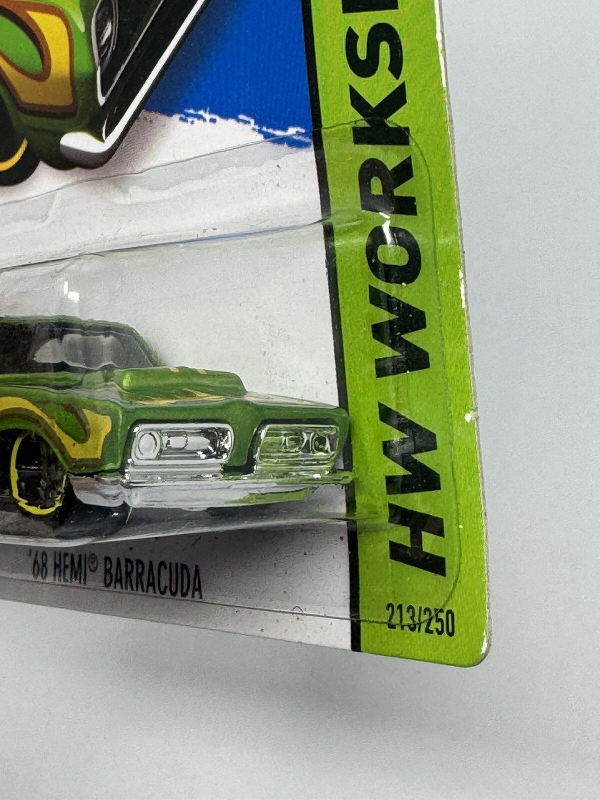 Hot Wheels 2014 Workshop Green ‘68 Hemi Barracuda #213 A17
