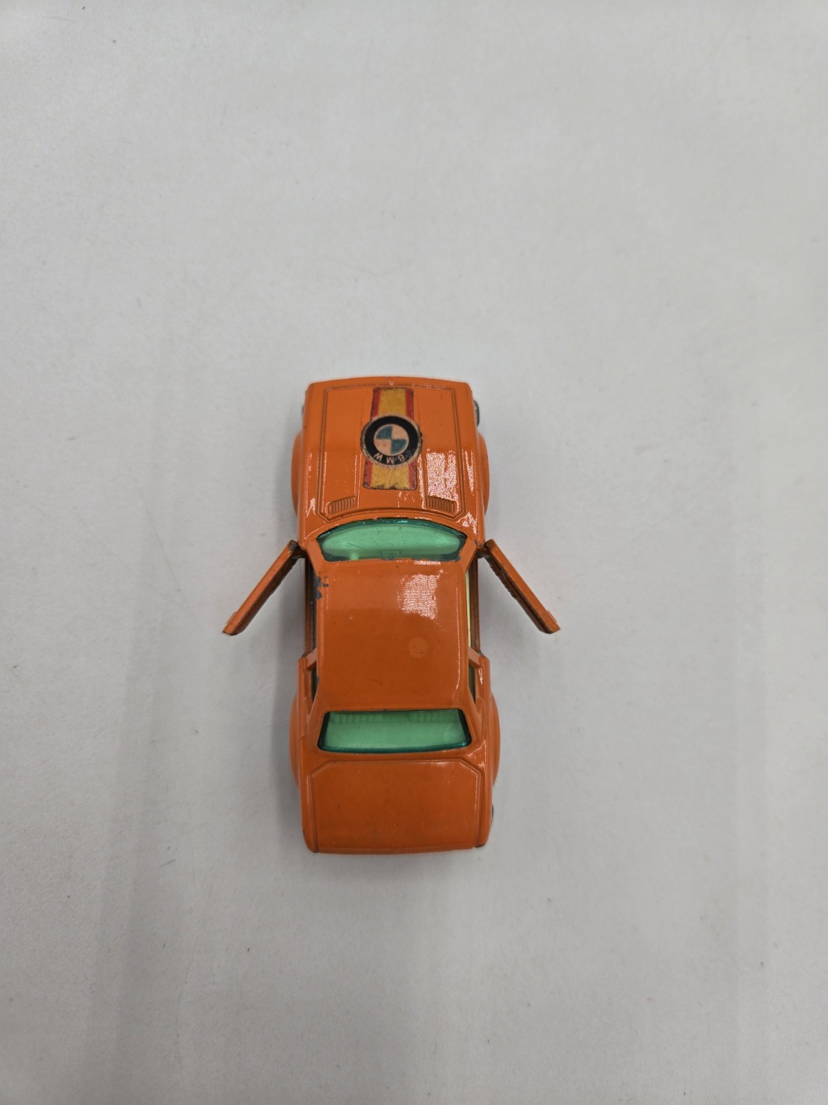Vintage Matchbox Lesney Superfast No. 45 BMW 3.0 CSL MB45 Orange England 1976