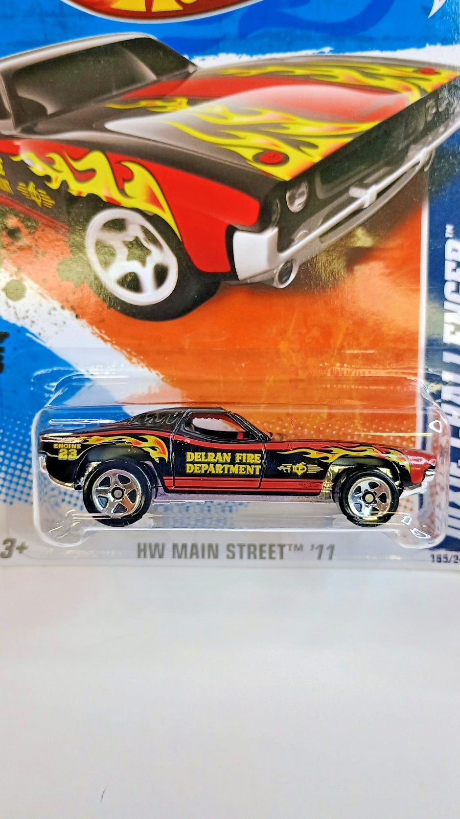 2010 Hot Wheels HW Main Street ~ Delran Fire Dixie Challenger & Ocala Police NEW