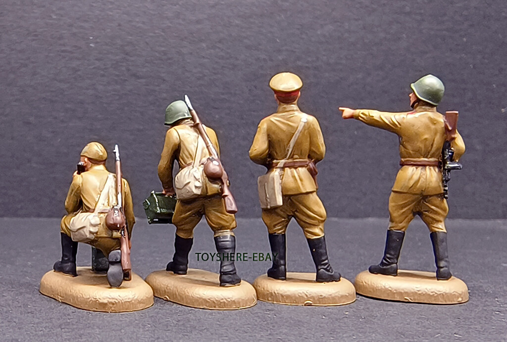 1/72 TANK 1:72 WW2 Russian Command military soldiers totalwar toy