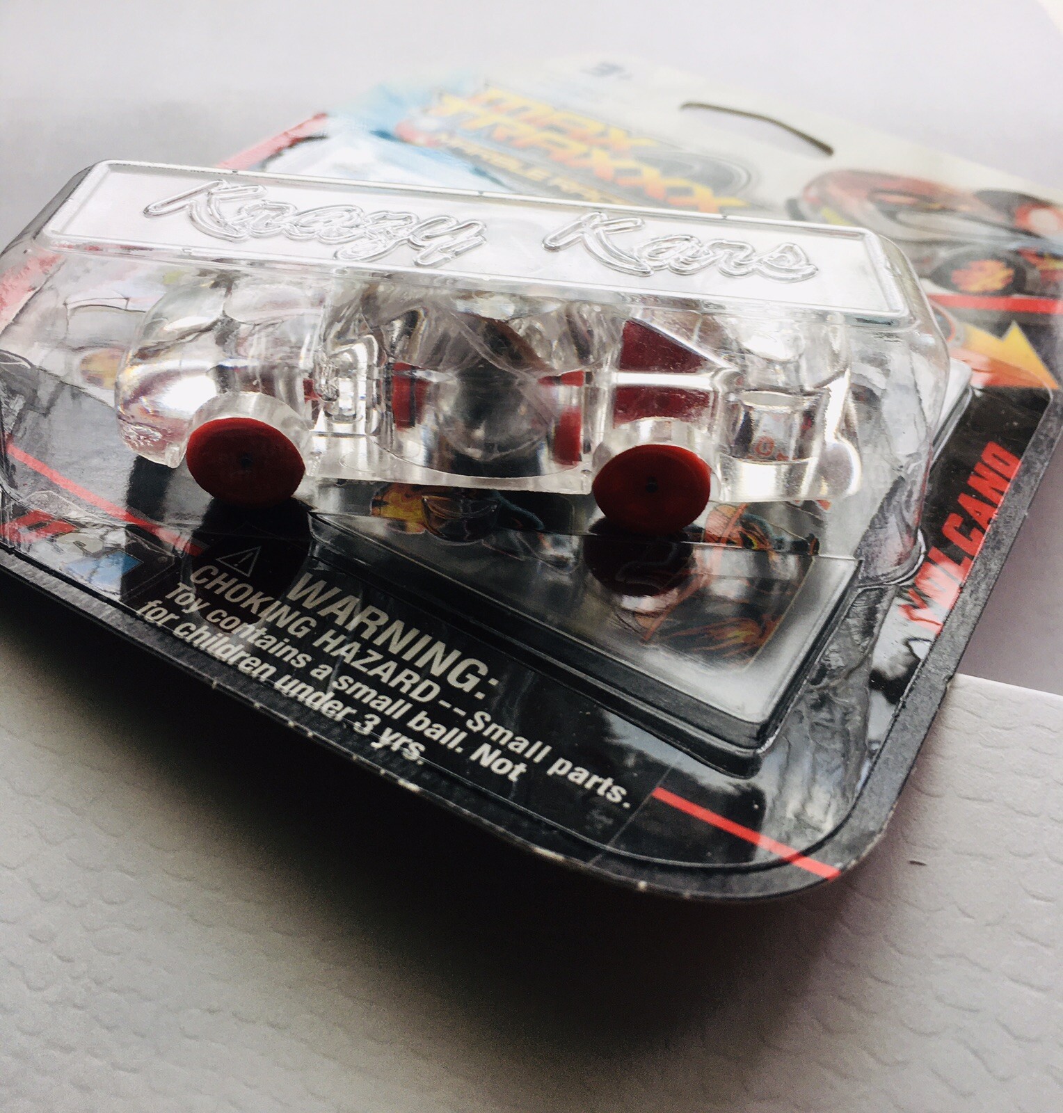 Max Traxx Marble Racers Red Wheels Krazy Kars Light-Up Action