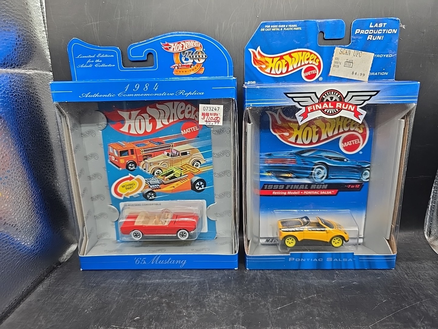14 1997 Hot Wheels 30 Years T-Bird Viper RT/10 Blimp path Beater JT-3 65 Mustang
