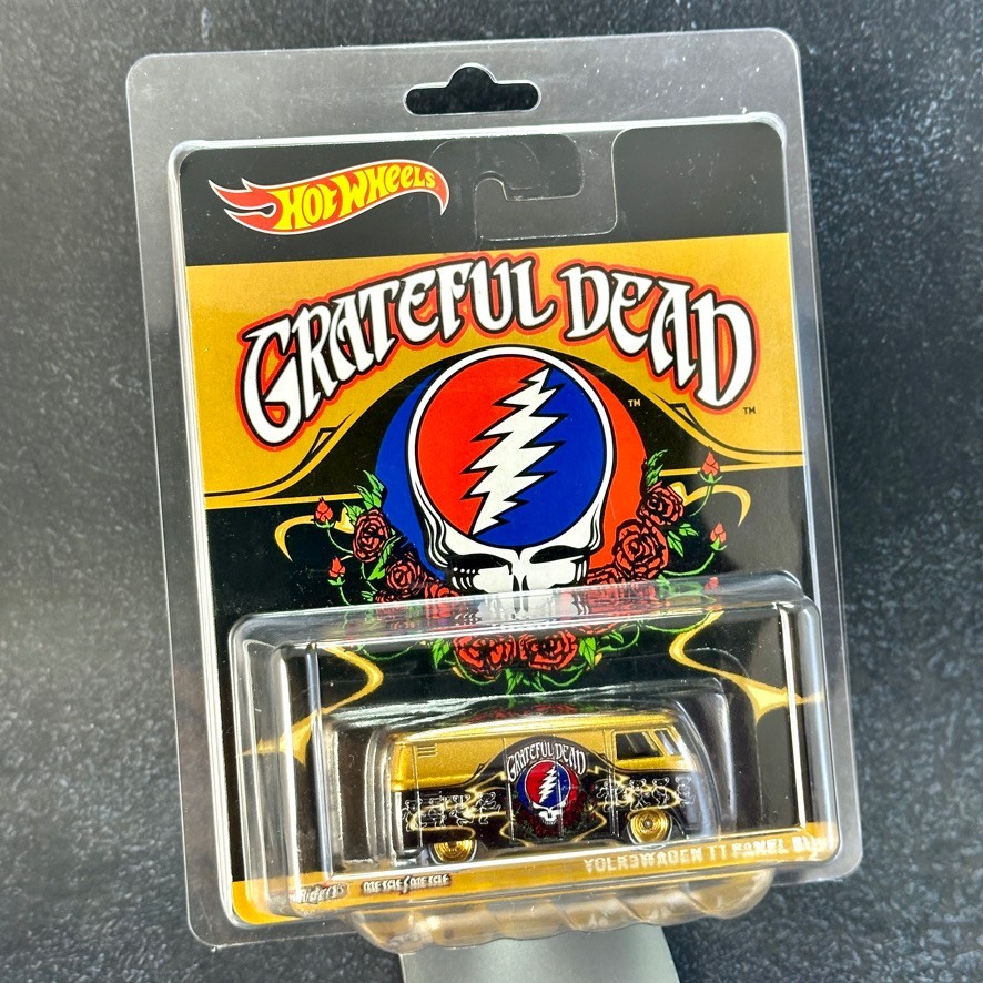 Grateful Dead VW Van / Volkswagen T1 Panel Bus Hot Wheels w/SpotCase Protector