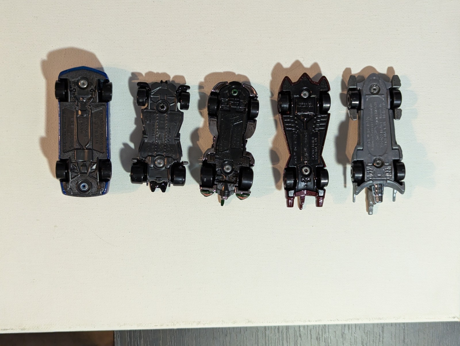 Hotwheels Batman Batmobile Car Lot 1:64 Loose 5 Diecast