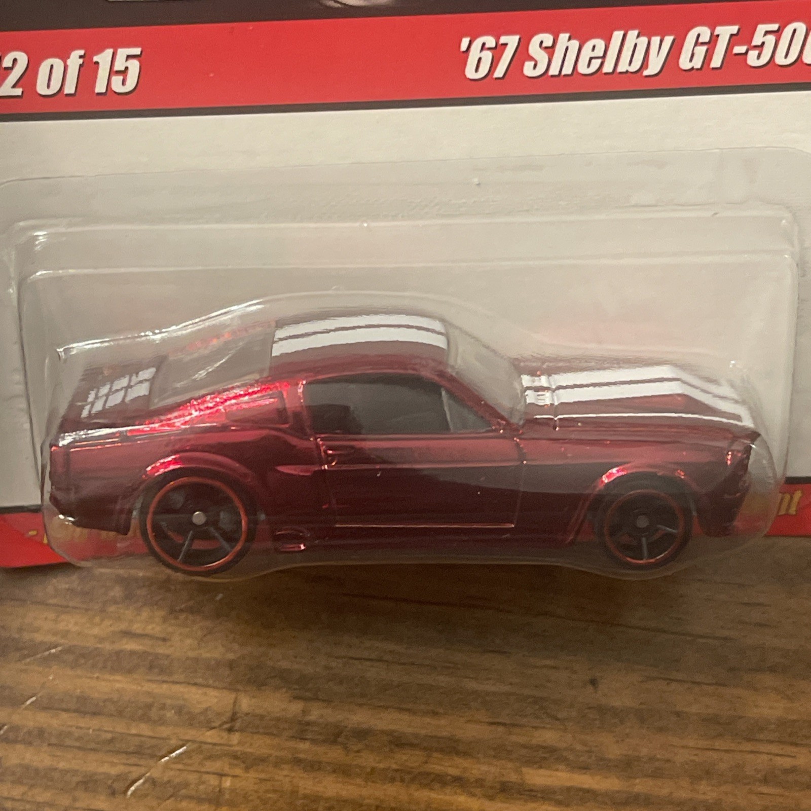 Hot Wheels Modern Classics 67 Shelby GT-500 Red Special Paint, #12/15 40th
