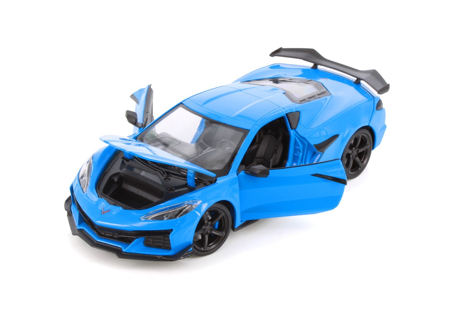 BOX OF 4 2023 CHEVY CORVETTE Z06 HARDTOP ASSTD 1/24 DIECAST CAR WELLY 24120/4D