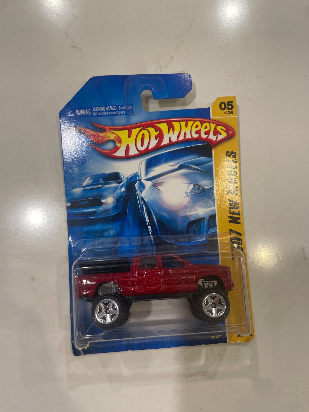 Hot Wheels 2007 New Models Dodge Ram 1500 Lifted Truck 005/180 K6137 New