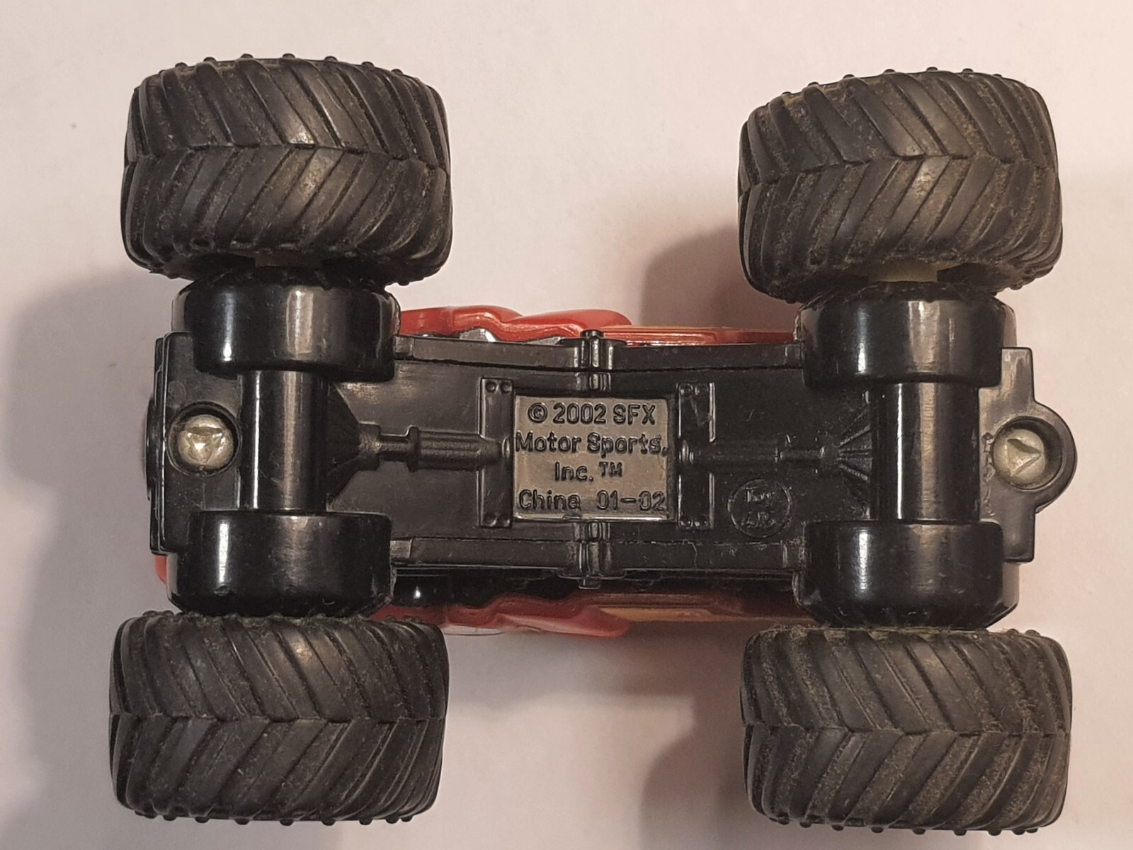 Vtg SFX Motor Sports “El Toro Loco” Red Mini Monster Truck Pull Back Action 2002