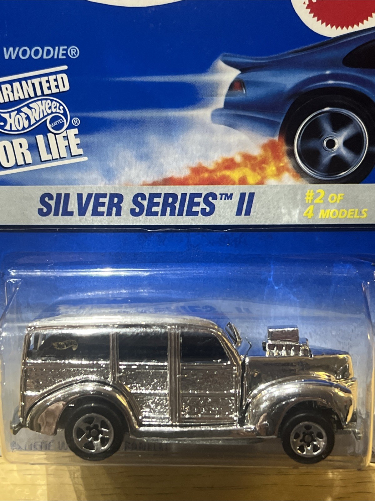 Hot Wheels 1940’s Ford Woodie Wagon. Rare,VHTF! ’96 Silver Series II #2 of 4.