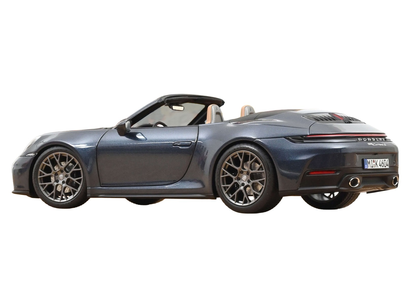 2024 PORSCHE 911 CARRERA S CABRIOLET YACHTING BLUE 1/18 DIECAST BY NOREV 187180