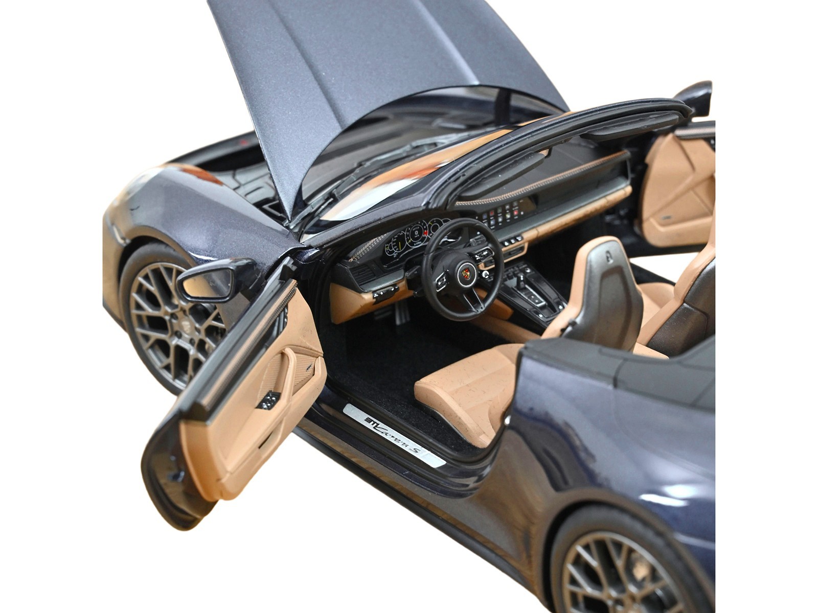 2024 PORSCHE 911 CARRERA S CABRIOLET YACHTING BLUE 1/18 DIECAST BY NOREV 187180