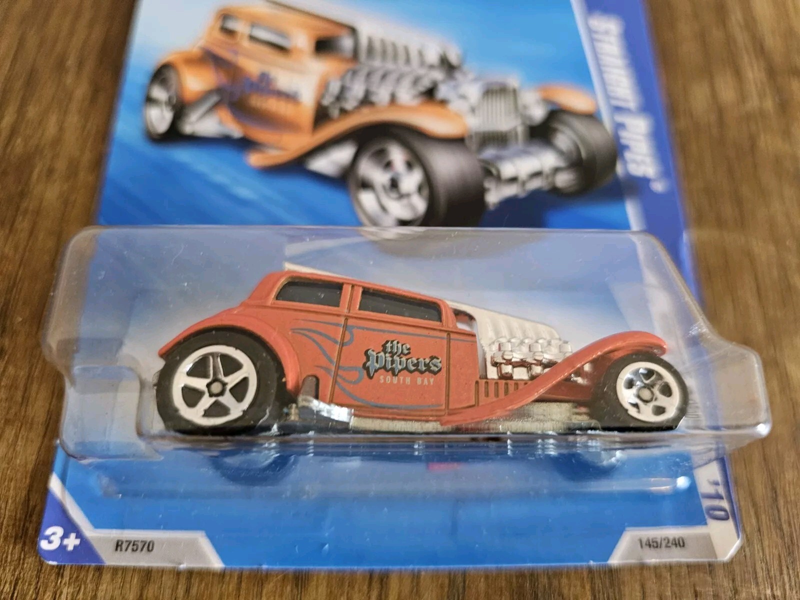 Hot Wheels 2010 HW Hot Rods; Straight Pipes; Orange