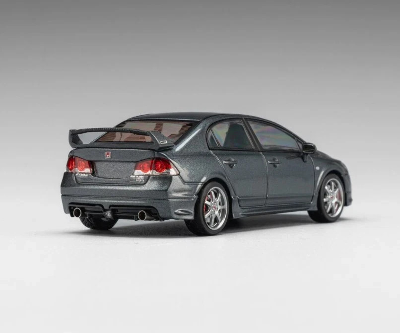 HONDA CIVIC FD2 MUGEN POWER HOOD COMES OFF 1/64 DIECAST CAR BY MICRO TURBO MT