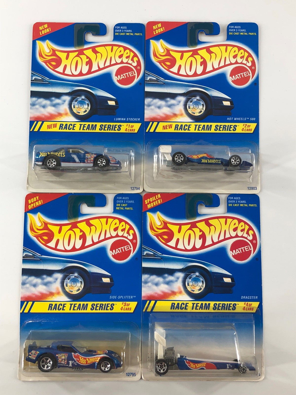 Hot Wheels Race Team Series set of 4 cars