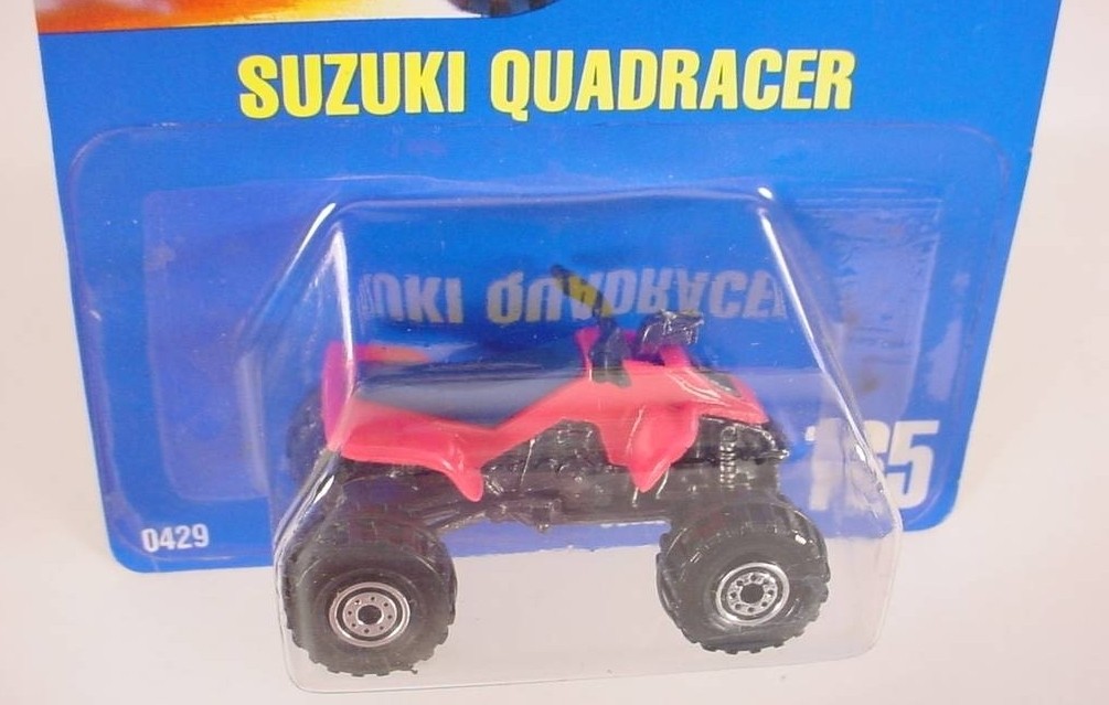 HOT WHEELS BLUE CARD COLLECTOR # 165 SUZUKI QUADRACER