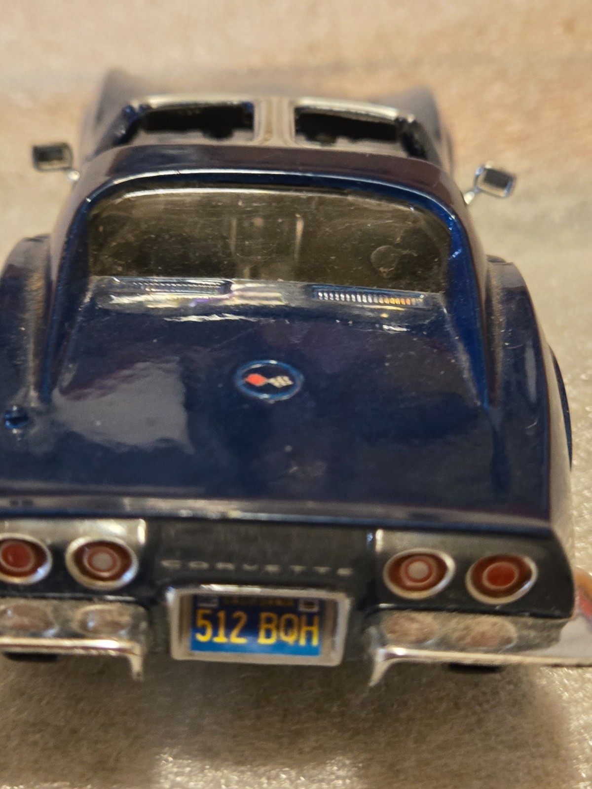 1970 Chevy Corvette T-Top, Blue – Maisto R-23558 – 1/24 Scale Diecast Model Toy