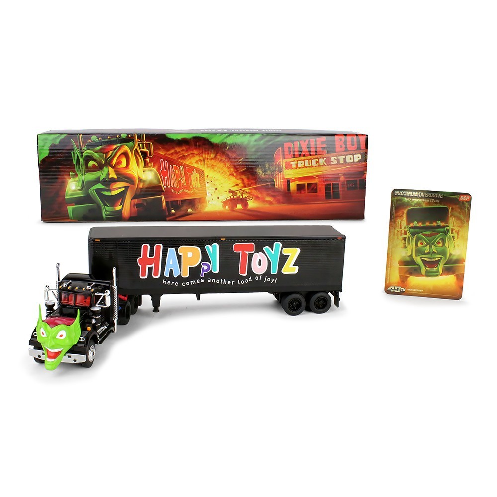 White Western Star w/ Goblin Head & Trailer (Maximum Overdrive) 1:64 DCP 68-2287