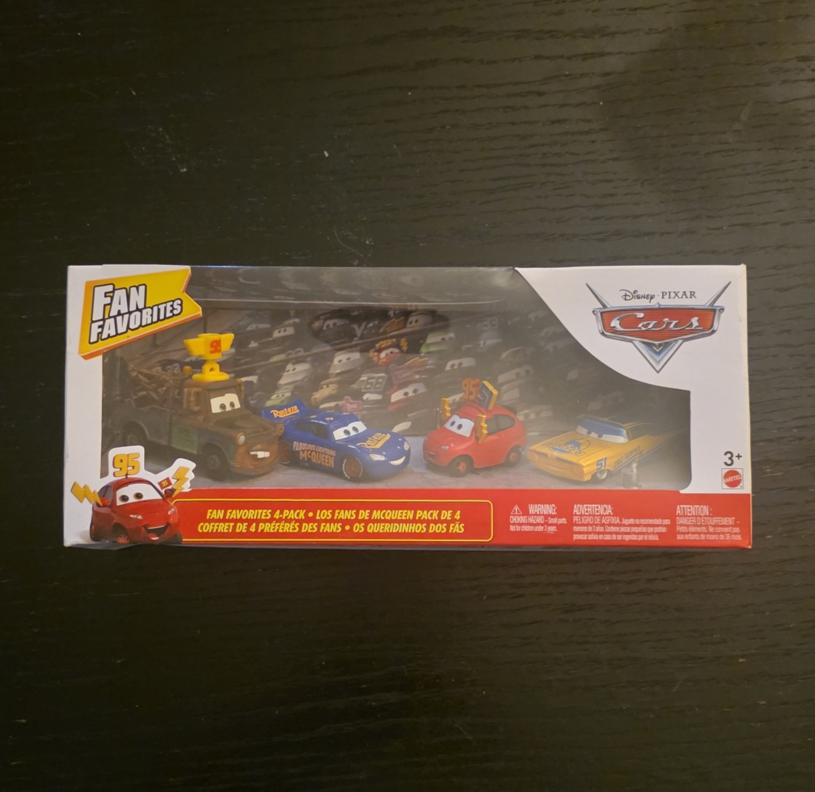 Mattel Disney Pixar Cars Fan Favorites Diecast Car 1:55 Multicolor Unopened Box