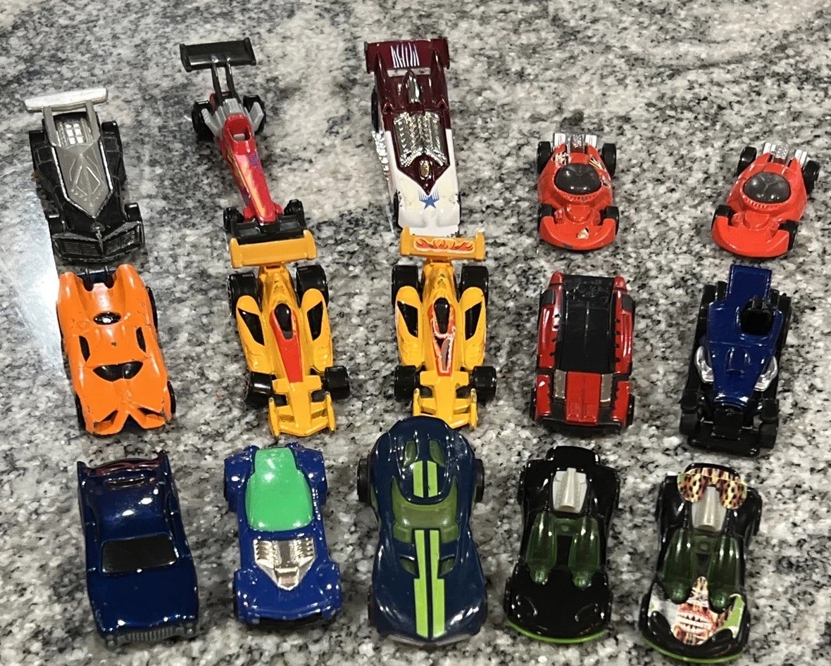 McDonald’s Happy Meal Toy Mattel Hot Wheels Lot of 15 (1999-2015) Different Cars