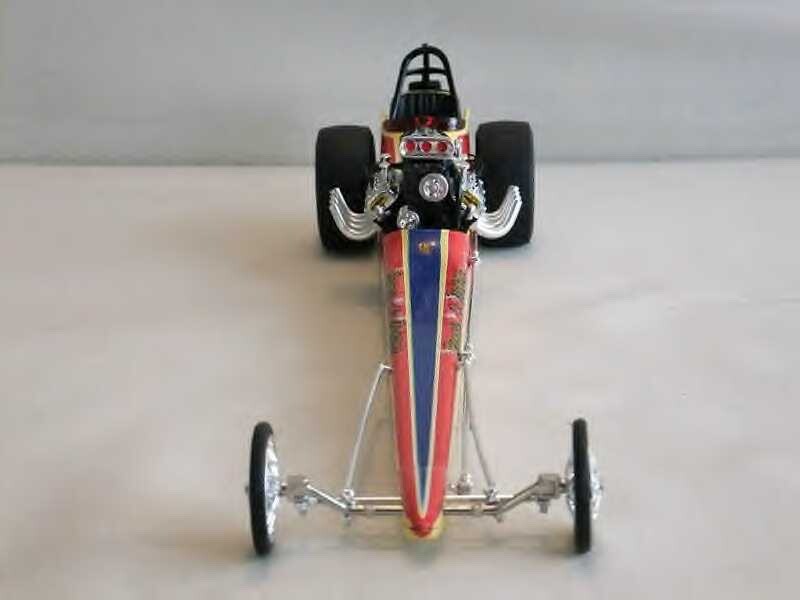 WIZARD BENNIE OSBORN 1320 FUELER 1/24 METAL DRAGSTER NHRA VINTAGE RAIL