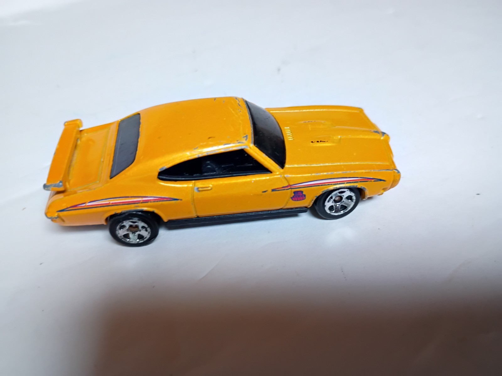 Hot Wheels 1970 Pontiac GTO Judge Yellow Diecast Car 1:64