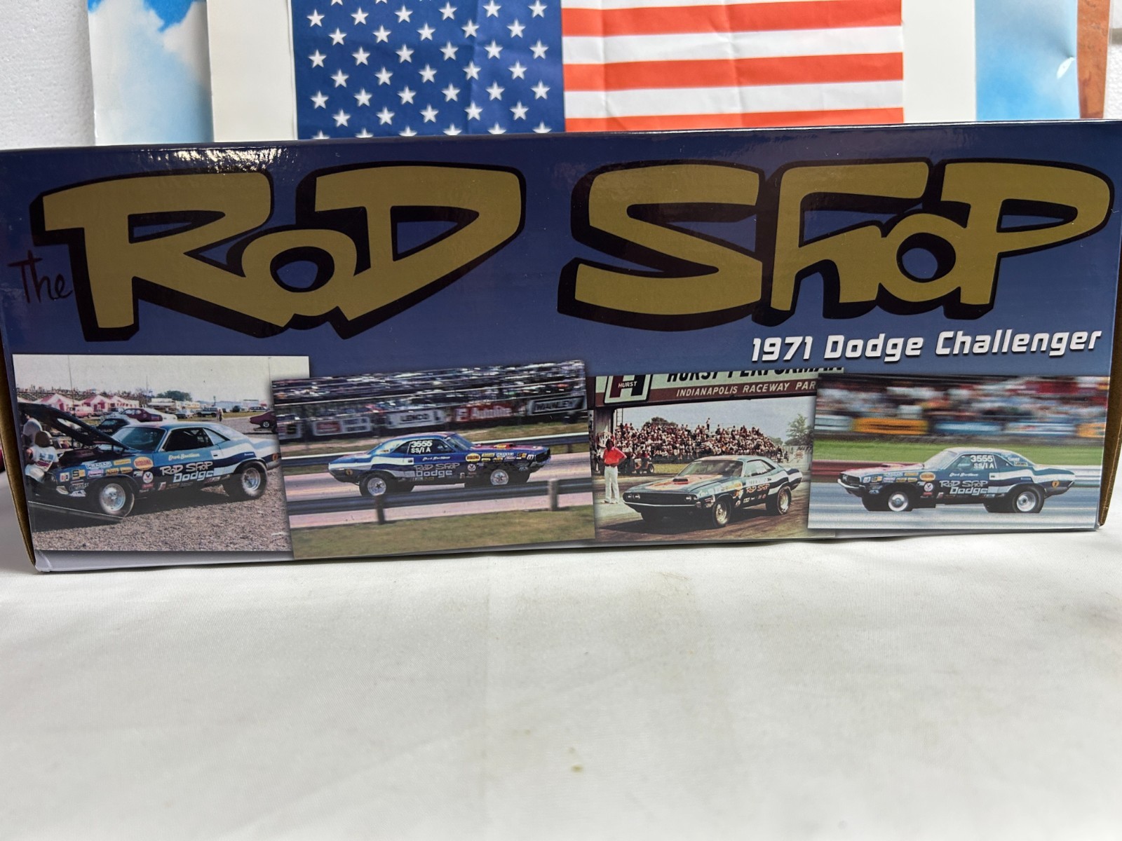 1:18 ATOMIC AUTO KRAFTERS ROD SHOPS 1971 DODGE CHALLENGER 1 OF 300