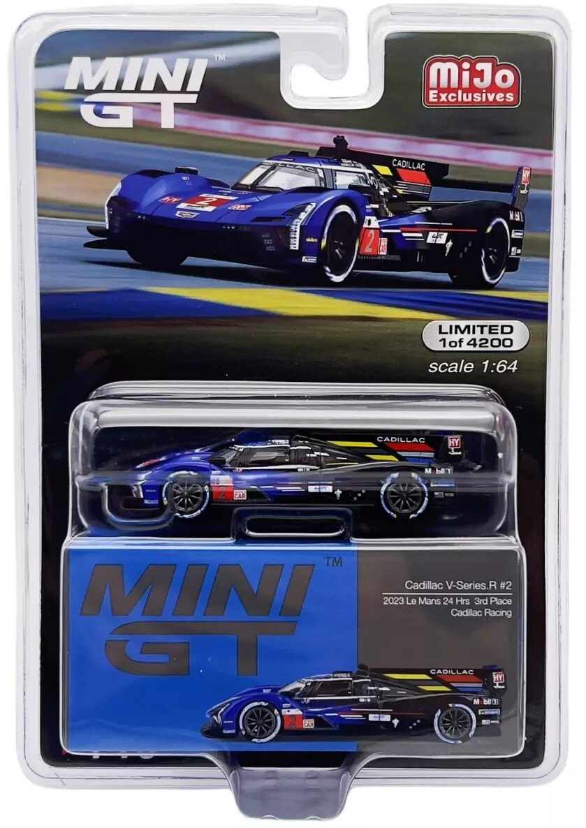 Mini GT 1:64 Cadillac V-Series.R #2 Cadillac Racing 2023 Le Mans 24 Hrs MGT00716