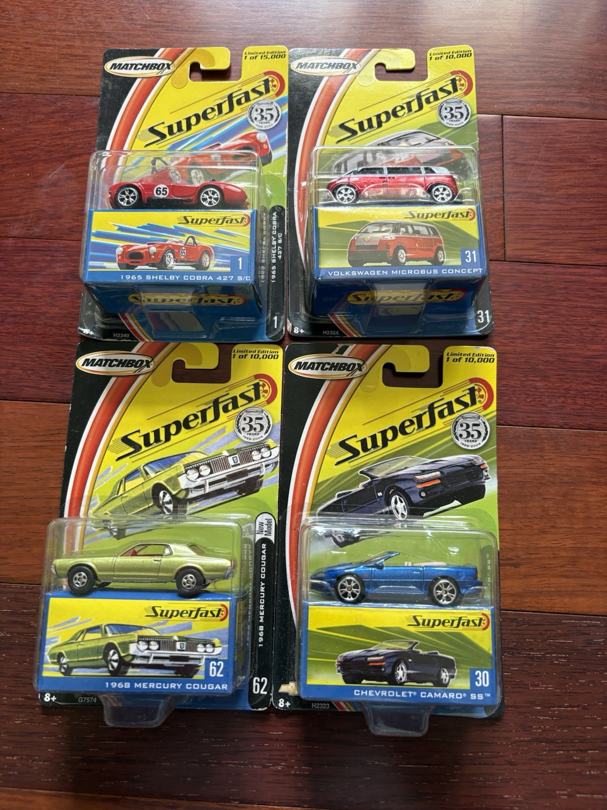 Lot of 32 Superfast 35th Anniversary Matchbox Cars New in Box