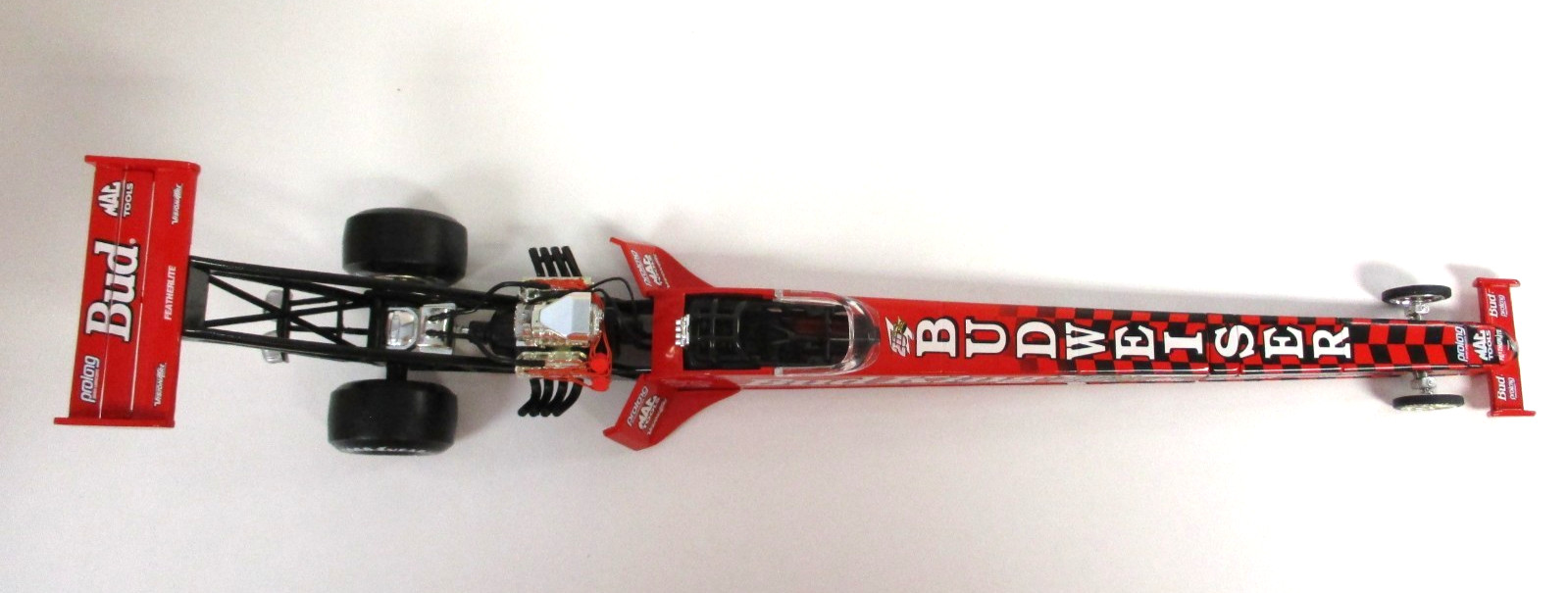 ACTION KENNY BERNSTEIN BUDWEISER KING 20TH ANNIVERSARY TOP FUEL DRAGSTER 1/24