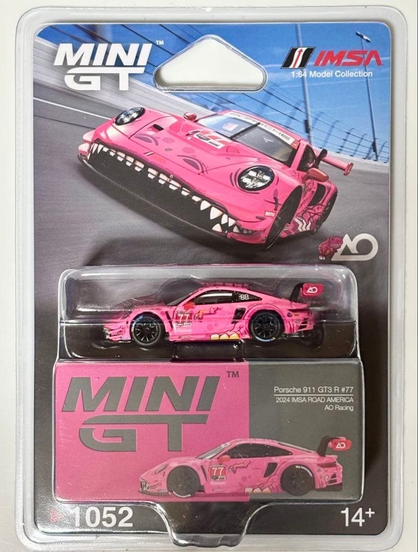 Mini GT 1/64 Porsche 911 GT3 R #77 2024 IMSA Road America