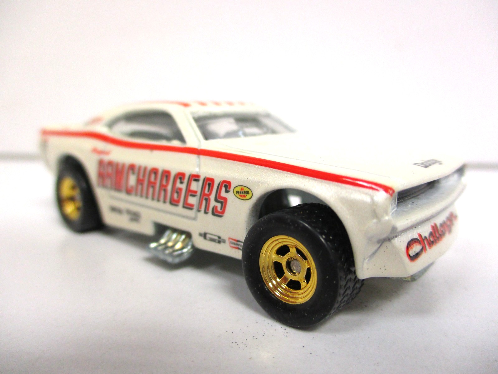 HOT WHEELS – DRAG STRIP DEMONS ORIGINAL RAMCHARGERS DODGE CHALLENGER FUNNY CAR