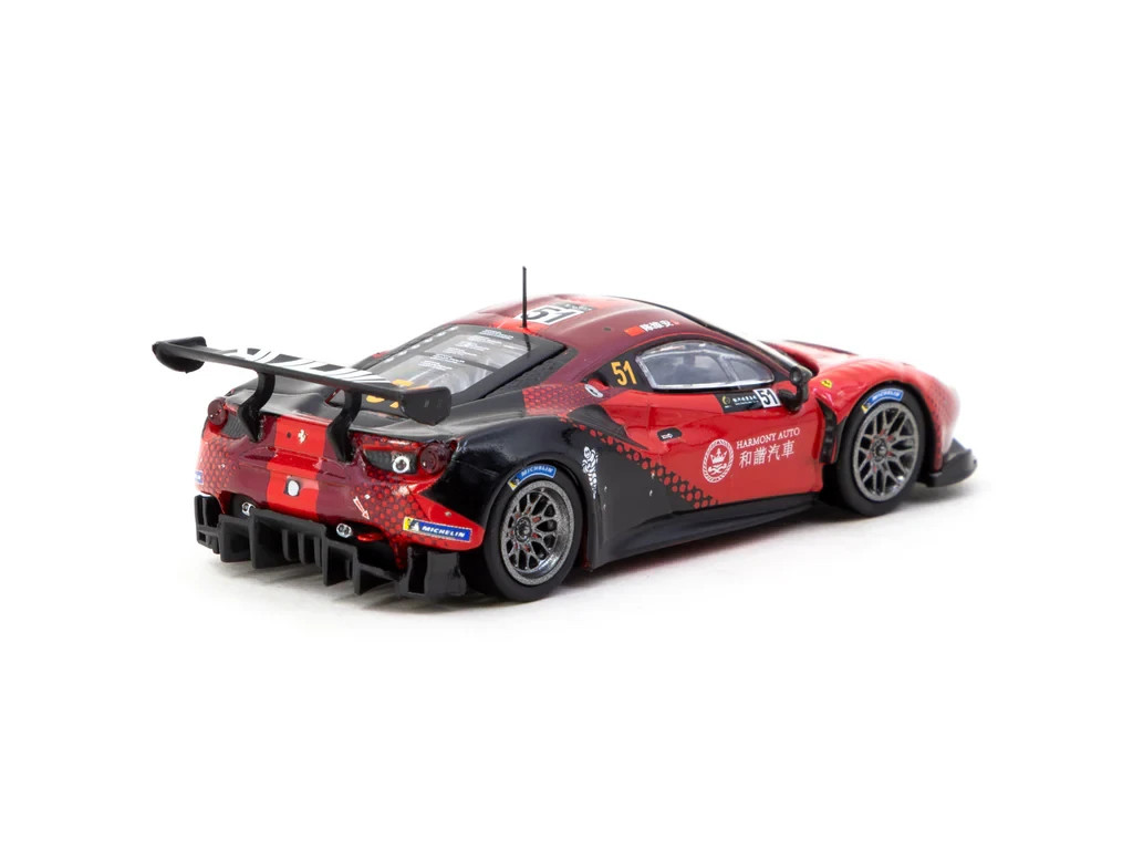 Tarmac Works 1:64 Ferrari 488 GT3 Macau GT Cup 2022 Harmony Racing #51