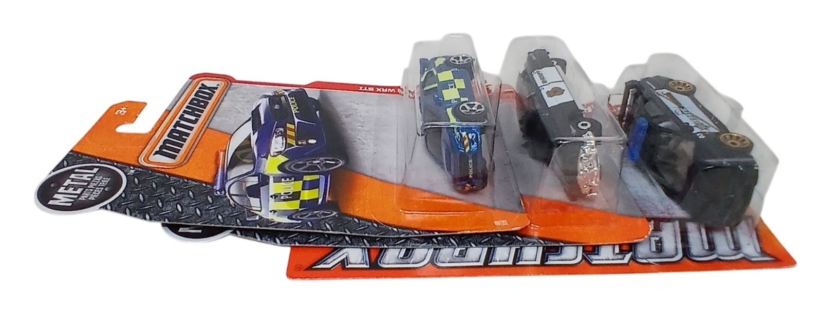 5 Matchbox DieCast Cars Police Fire Rescue Vehicles Airport Alarm Vintage #D33