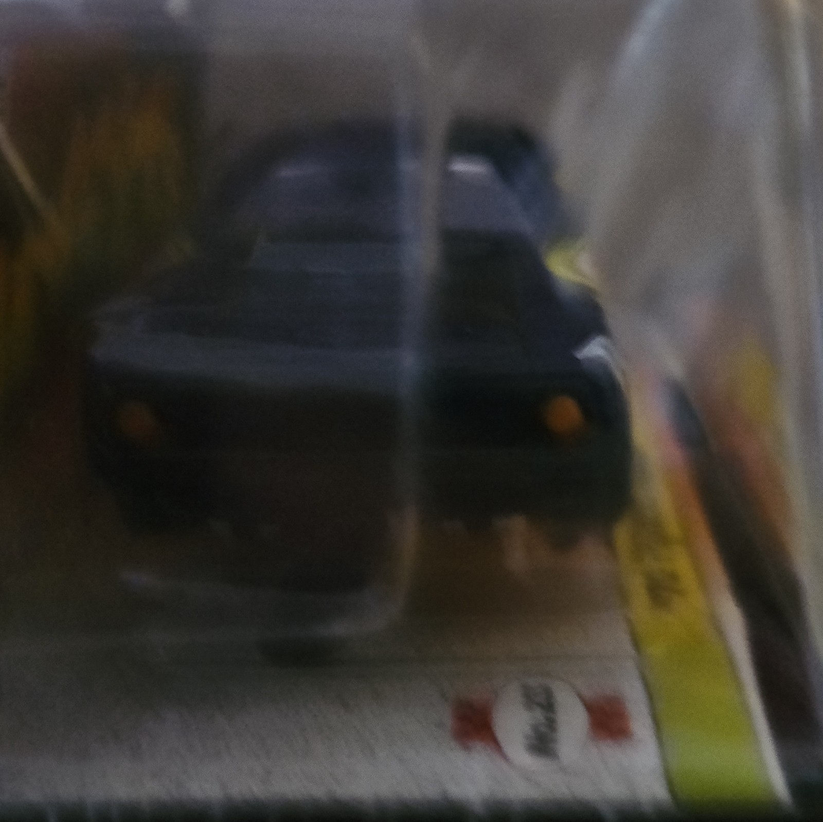 Auto World Carffiti 1:64 1970 Plymouth Cuda Orange/purple /Yellow Diecast Car