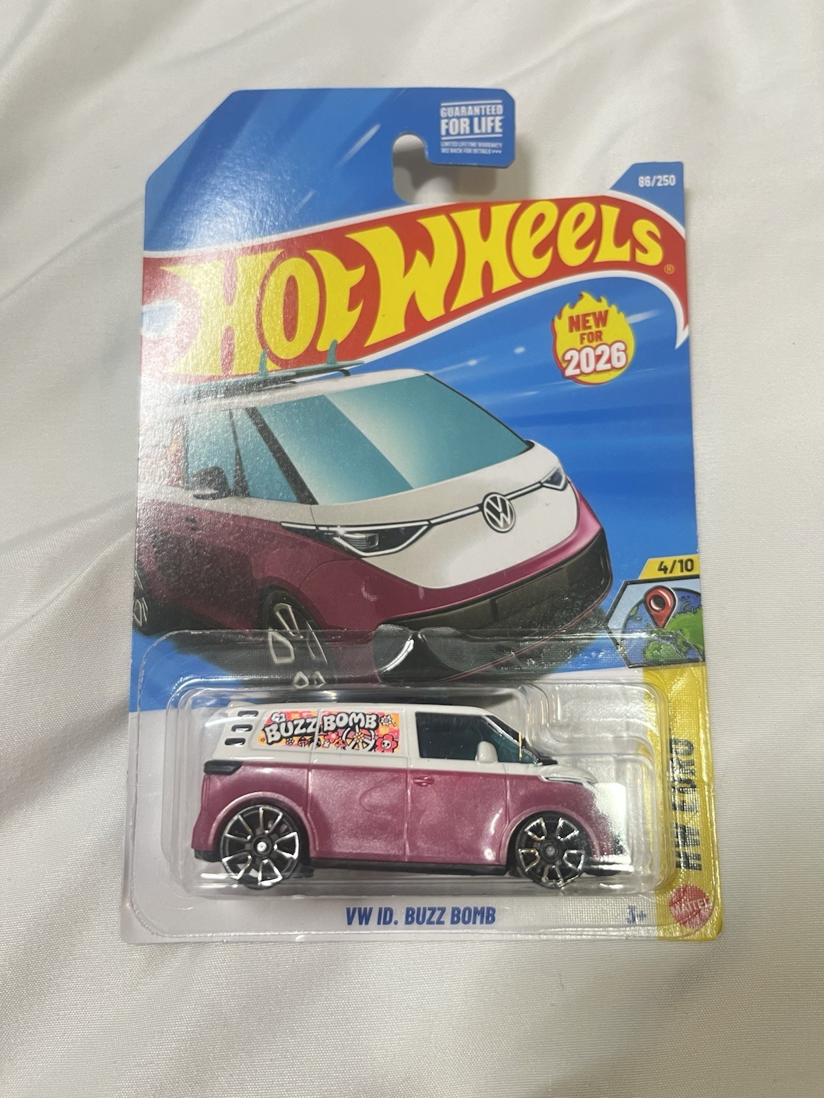 Hot Wheels HW Euro VW ID. Buzz Bomb Volkswagen Van 1:64 Diecast 2026 Purple