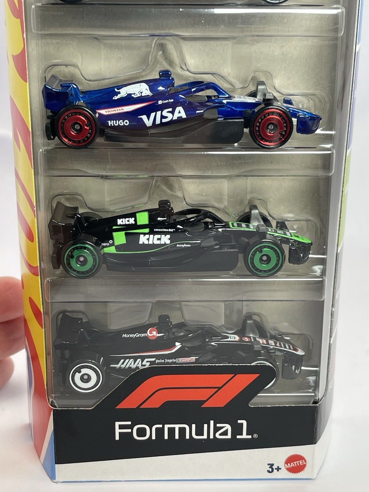 2024 Hot Wheels F1 Formula One 5 Pack McLaren Alpine Visa Red Bull Sauber Haas