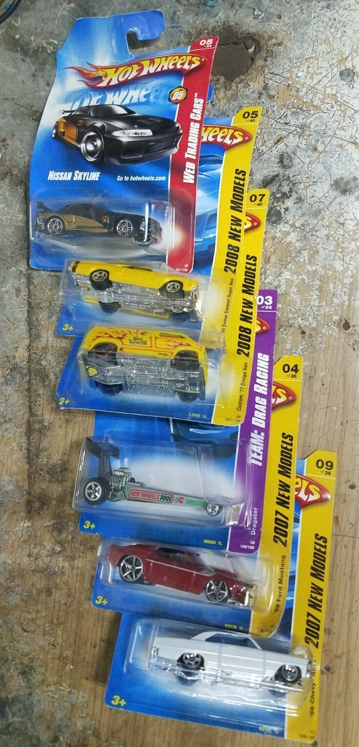 Hot Wheels Random – 6 Count Collectables – Details In Description Box 6