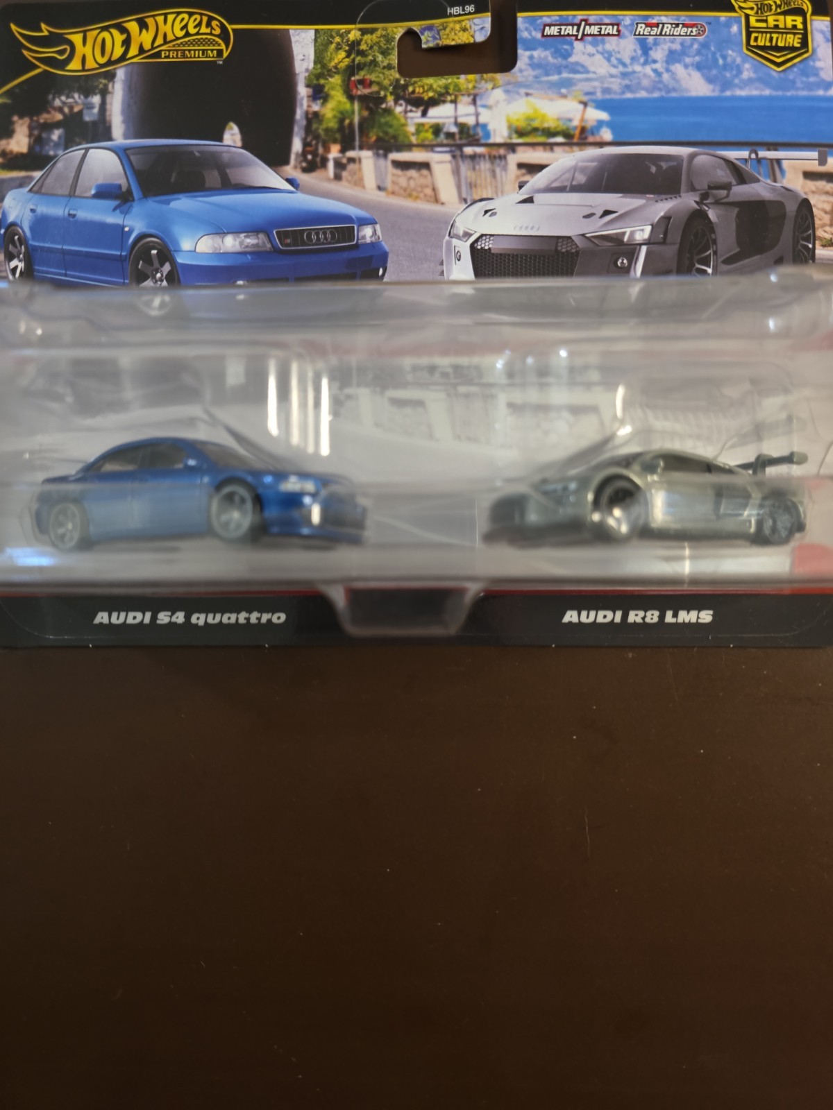 Hot Wheels Premium Car Culture 2 Pack Audi S4 Quattro & Audi R8 LMS