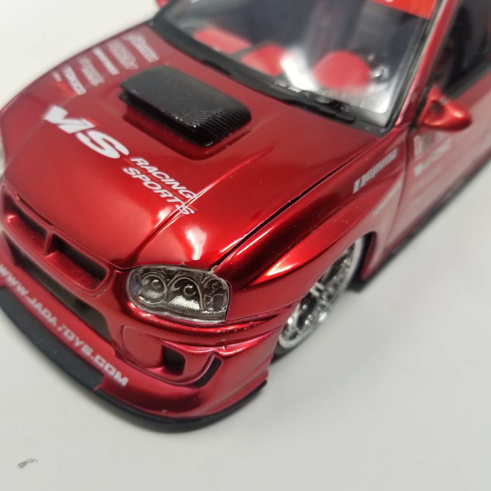 Jada Toys Import Racer 1:24 Scale Red Subaru Impreza WRX STi