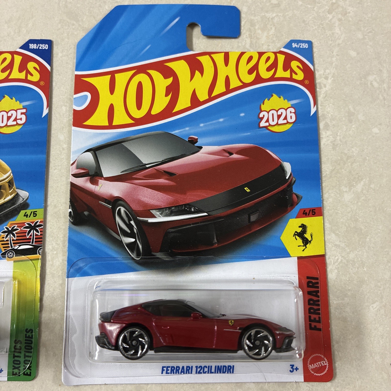 Hot Wheels Lot: Ferrari F40 Competizione, SF90 Stradale, 12Cilindri 2025/2026